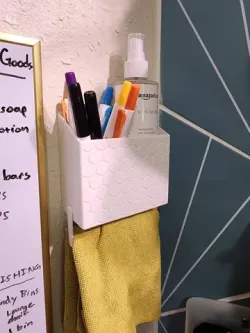Dry erase pen holder