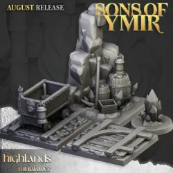 Dwarfs Miners Unit - Highlands Miniatures