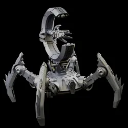 Eternal Dynasty Crawling Defence Cannon Sci Fi Miniatures and Terrain