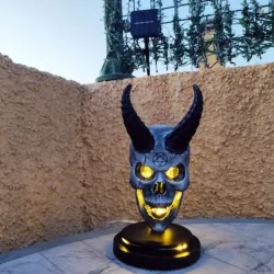 EVIL SKULL LAMP (BASIC)
