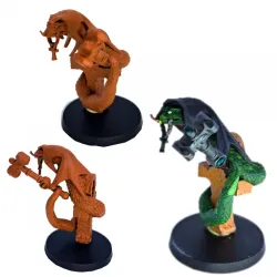 Ex-Wizards Familiars The Snake Hero Crew | Fantasy Resin Miniatures