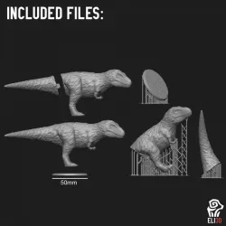 Feathered Trex (Nanuqsaurus) - Dinosaur