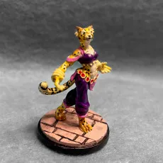 Female Tabaxi Dancer (PRESUPPORTED)