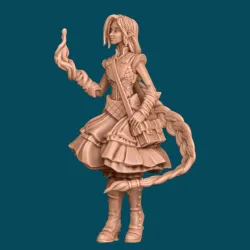 Gale, a shy warlock