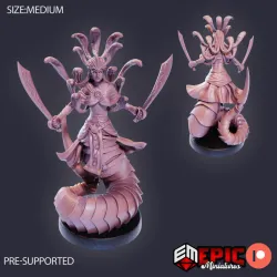 Gorgon Sisters Euryale Swords / Medusa Sister / Half Snake Woman / Female Lamia