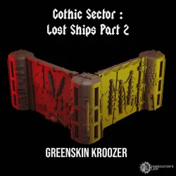 Greenskin Kroozer sample - Gothic Sector Lost Ships Part 2
