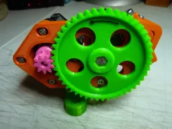 Greg's B'Wadestruder / geared B'struder (bowden-feed extruder), v3