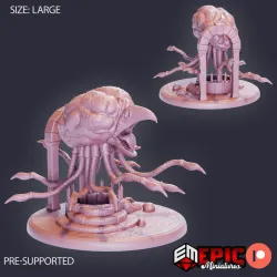 Grell Mother Angry / Sightless Aberration / Mind Master / Giant Brain with Tentacles & Beak