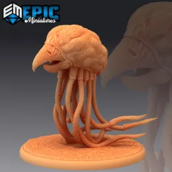 Grell Mother Set / Sightless Aberration / Mind Master / Giant Brain with Tentacles & Beak