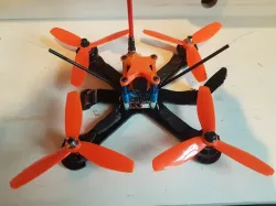HammerHead Quadcopter 185mm 5inch  X-frame CNC Carbon Fiber