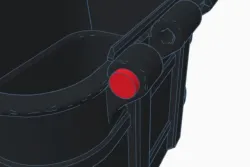 Hinge end caps