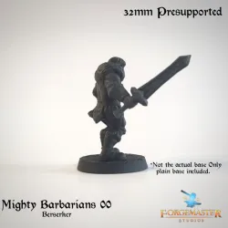 Human Barbarian - Mighty Barbarians 00 Berserker