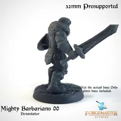 Human Barbarian - Mighty Barbarians 00 Devastator
