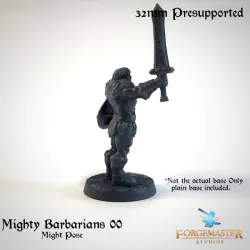 Human Barbarian - Mighty Barbarians 00 Might Pose