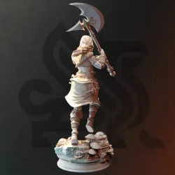 Human Wolf Totem Barbarian - Ariana Grey