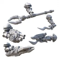 Jackal Sci Fi Terminators Multiple Bodies And Weapons Options | Wargame Miniatures