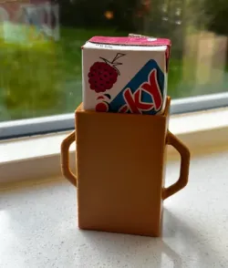 Juice box holder