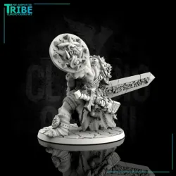 (L 0007) Abomination orc troll with big sword (Large)