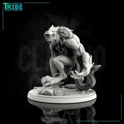 (L 0012) Male Werewolf (Large)