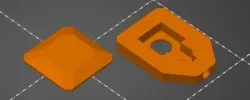 Large tactile momentary button case