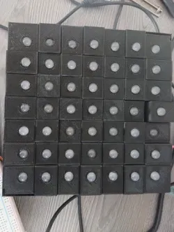 LED Matrix, fully 3d printed