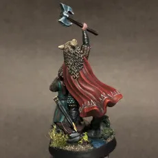Lord Mountain The Wolf - mtd and foot | Savage Evil Humans | Fantasy