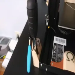 Minimal left-mounted tool holder for the Ender 3