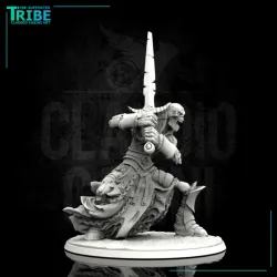 (MK 0003) Undead zombie warrior 70mm scale