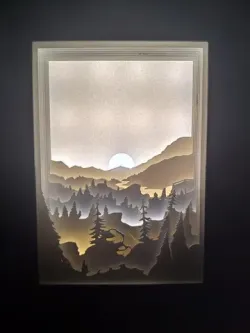 Morning Landscape Light Box