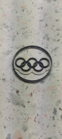 Olympic button and patch