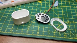Oval "notebook/tablet" 1W 8ohm speaker housing