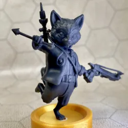 (Pre-supported) Cat Folk Bard Combat