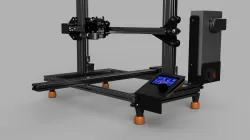 Printer Stand Legs for 2020 Extrusion with TPU Cushions 35mm