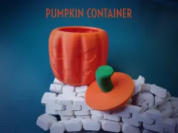 Pumpkin Container || Halloween