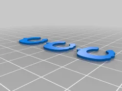 Pumpkin Croc Clips
