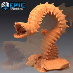 Purple Worm Set / Giant Spiked Desert Creeper / Desert Sandworm / Cave Crawler