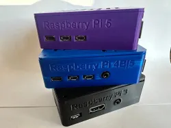 Raspberry Pi 5 (and 4B and 3B) cases
