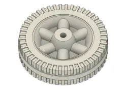 Replacement wheel for grill