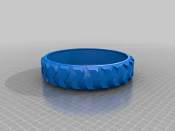 Robotic Flymo wheel grip 