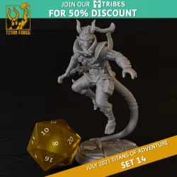 RPG - DnD Hero Characters - Titans of Adventure Set 14