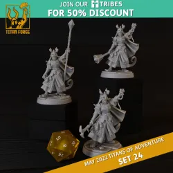 RPG - DnD Hero Characters - Titans of Adventure Set 24
