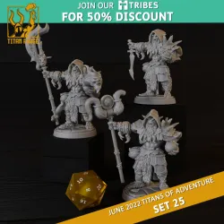 RPG - DnD Hero Characters - Titans of Adventure Set 25