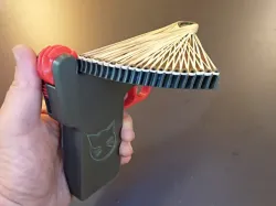 Rubber Band Shooter with 21 Slot Magazine