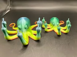 Rude Octopus - Easy Print Hands - Smoothed