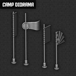 Samurai Camp Diorama