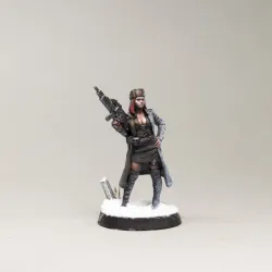 SCI-FI Miniature Russian women soldier (Model1)