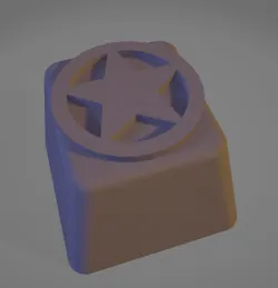 Sheriff Star Keycap