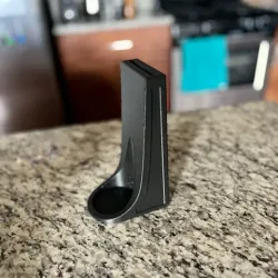 Single knife block with spice holder