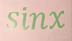 sinx