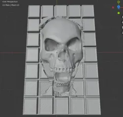 Skull Chocolate Bar